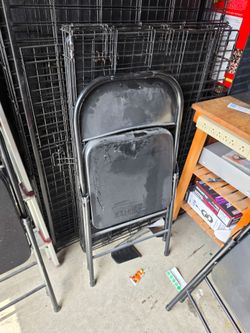 Metal chairs