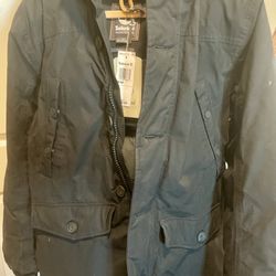 Timberland Black Winter Parka Medium 