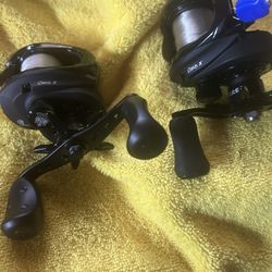 2 @ $70.00 Each Abu Garcia RevoX 4 RH  Reels 6:6 