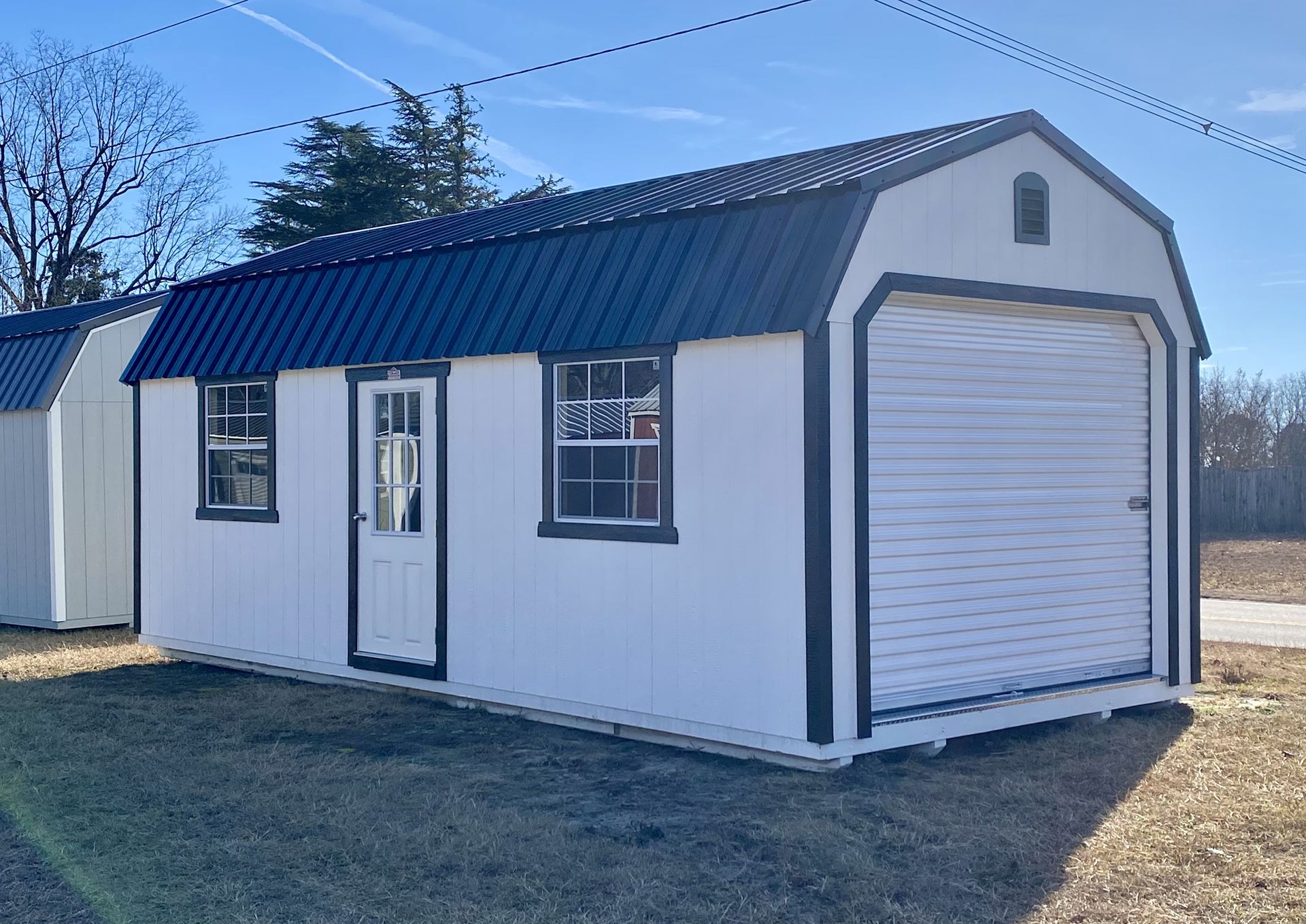 Lofted 12x24 Garage Barn