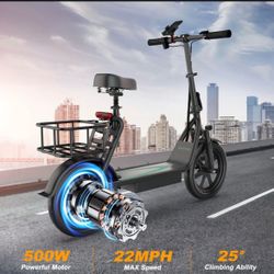 Electric Scooter With Seat