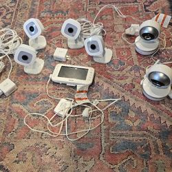 6  cameras and monitor 