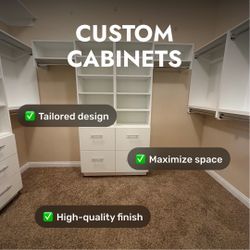 Closets, Pantries, Laundry Rooms, Garage Cabinets