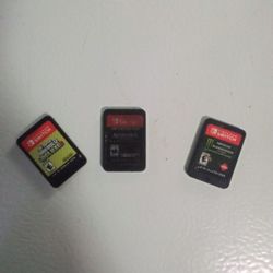 Mario Bros Deluxe, Assassin's Creed 3, And Monster Super Cross Switch Games