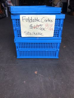 Foldable/ Storage Crates