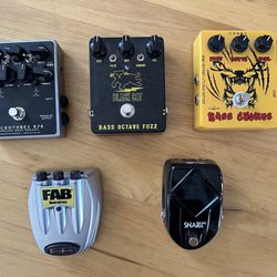 Bass Guitar Pedals (Prices In Description) 