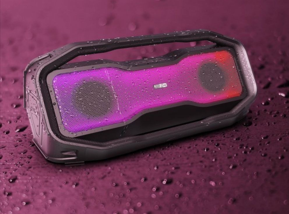 Altec Lansing Rockbox XL 2.0 Waterproof Bluetooth Wireless Speaker - Black