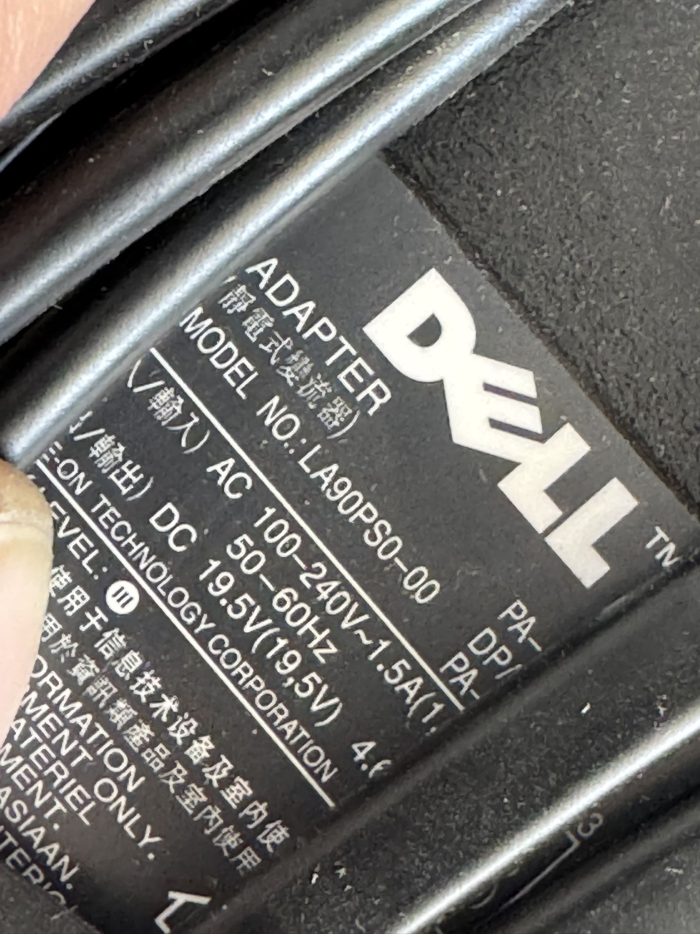 Genuine Dell LA90PS0-00 Laptop AC Adapter DF266 Power Supply 90W PA-10 W/P.Cord