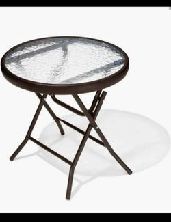 Bristol glass indoor & outdoor foldable table 26 in by 26 in Culver City area