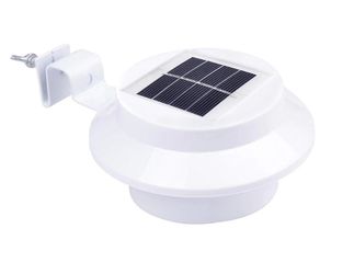 LED Solar Power Light w/ Bracket Outdoor Wall - Home Business Security Improvement Lighting  in White - Remodeling Needs - Thanksgiving Sale
