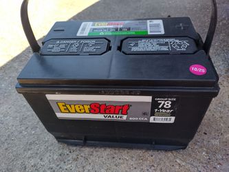 Batteries for auto or truck 12V different brands with warranty, Used from $50 and up. Price could vary