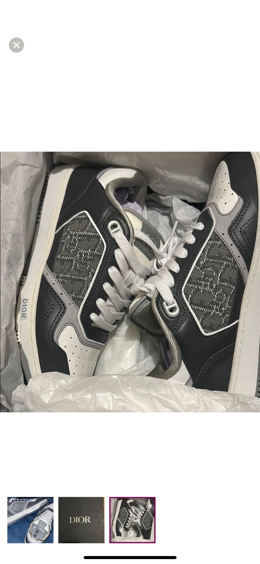 Authentic Dior B27 Low Sneakers Men’s Size 6 (With Box & Receipt)