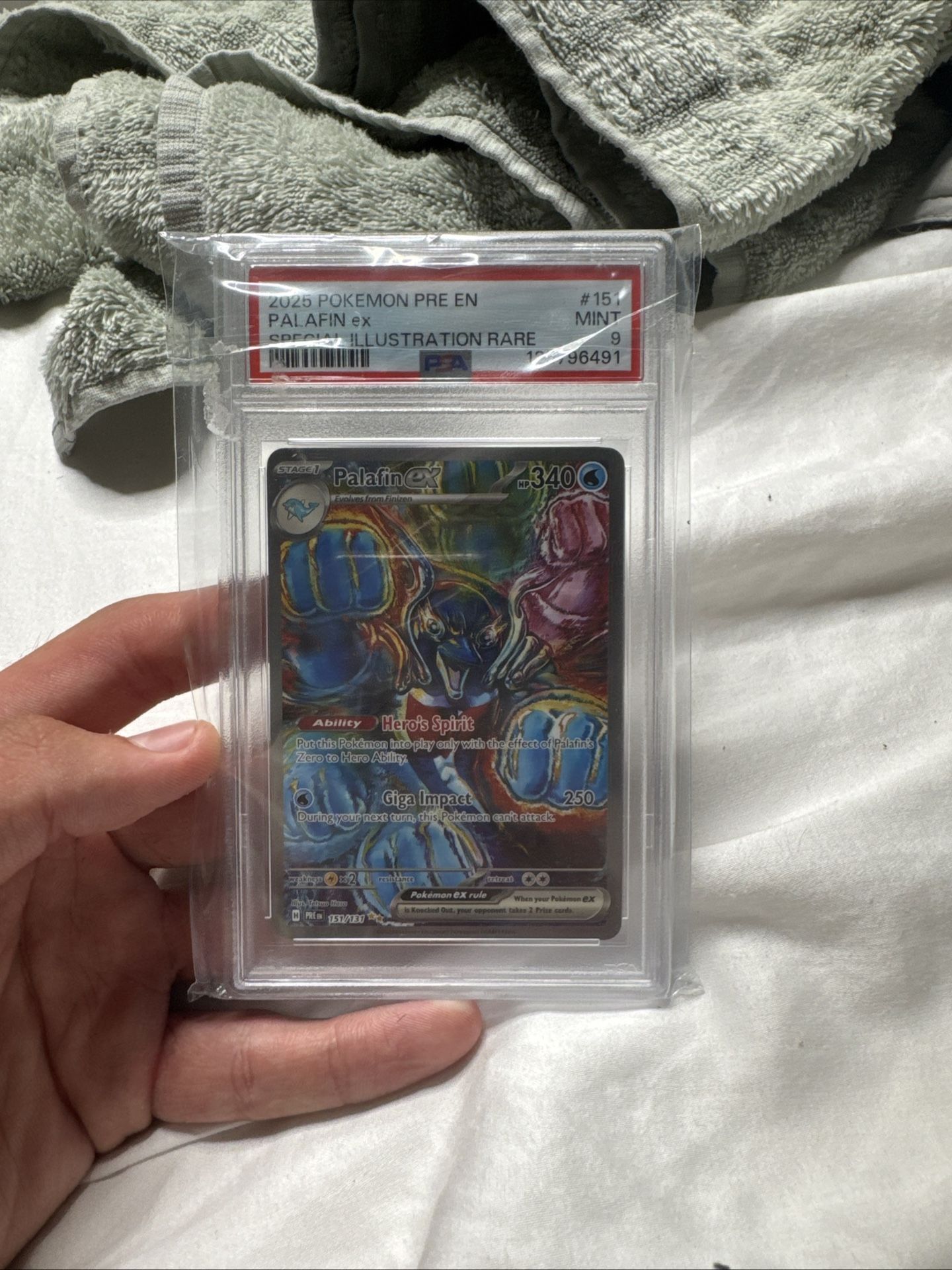 Palafin EX SIR Prismatic Evolutions PSA 9