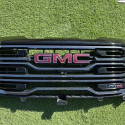 GMC Sierra AT4 Grill 2021-2025, Complete Grille with Camera and Emblem, OEM ORIGINAL GMC SIERRA FROMT GRILL 