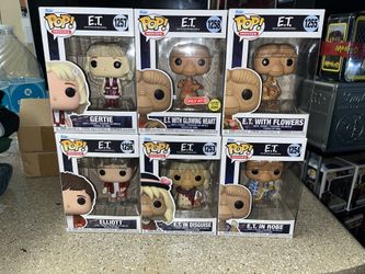 6 E.t Funko Pop Set