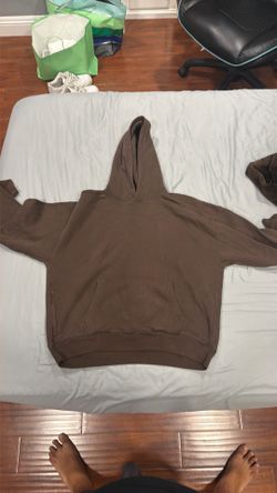 Hollister XL brown hoodie plain