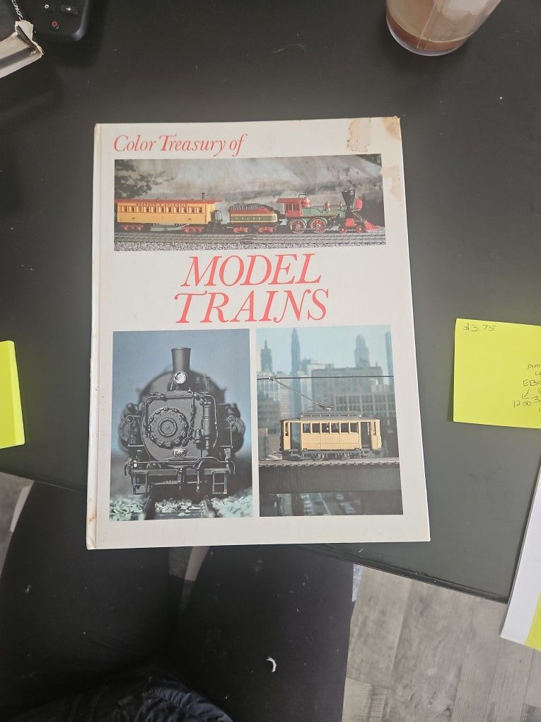 Model Trains Color Treasure Book