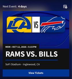 Rams VS Bills Game