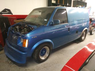 One of a kind 84 Astro Pro Street Van 454 engine