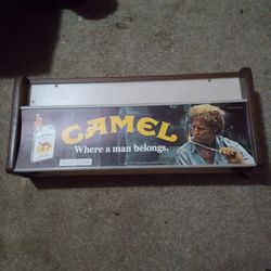 1981 Vintage Camel Sign