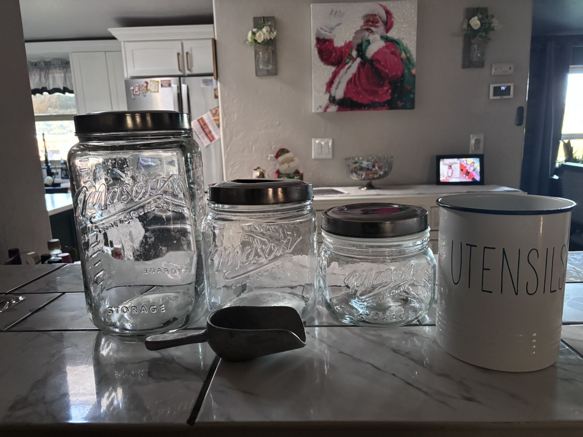 Canister Set With Utensil Canister 