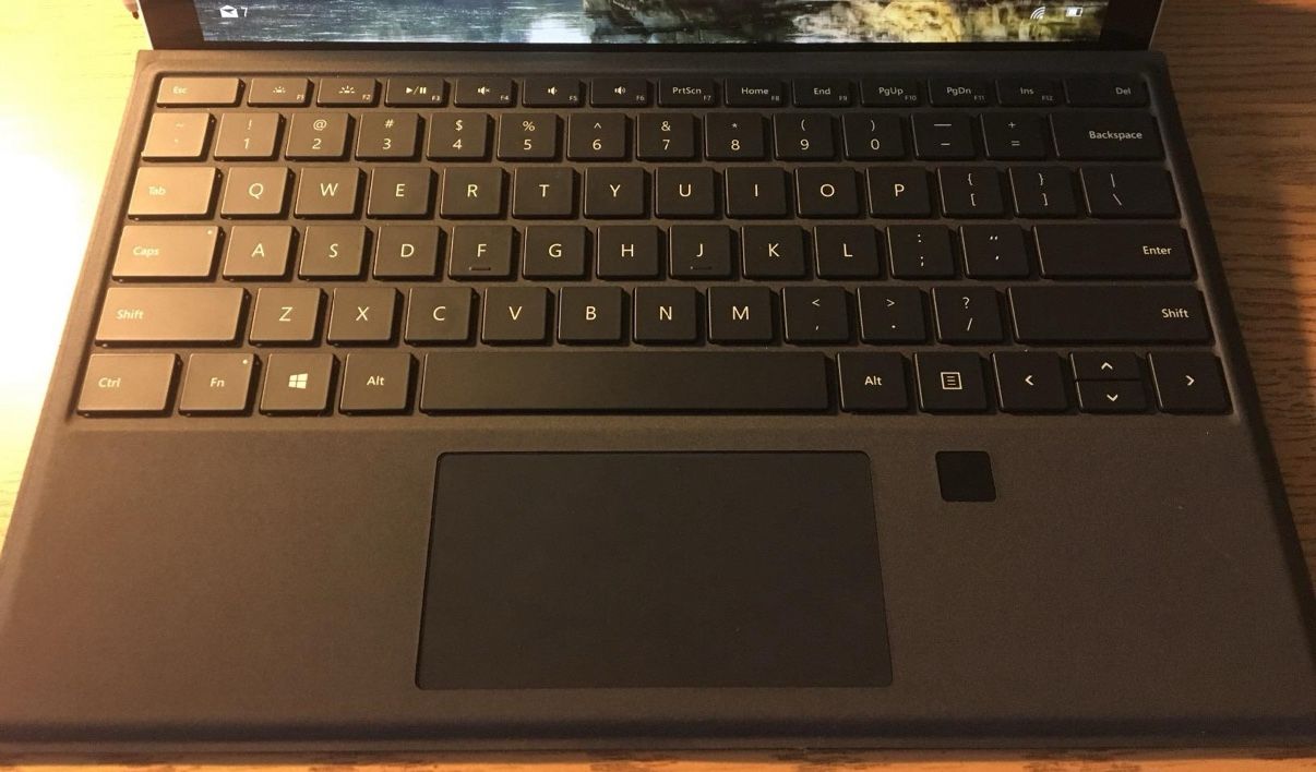 Microsoft Surface Pro Keyboard With Fingerprint