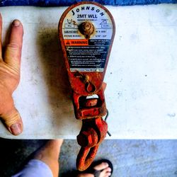 Johnson snatch box pulley