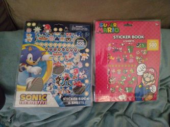 2 sticker books