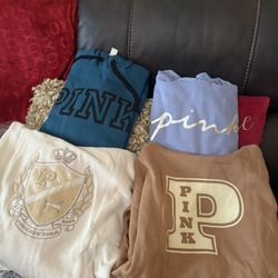 Pink Sweater Size Medium And Large  $49 Each 