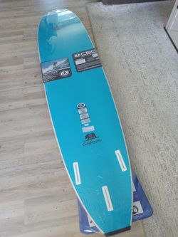 NEW 8ft Foam Surfboard 8'0ft Soft Top Surf board Longboard for Beginners Like Wavestorm Odysea