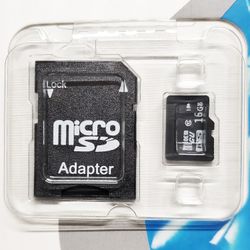16G TF Card Class 10 With SD Adapter High Speed Transfer Full Capacity Brand New