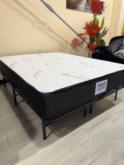 ✨ Brand New Mattress + Platform Bed Frame ✨