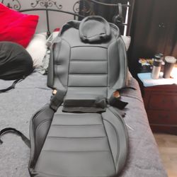 Leather seat covers for a 2019-2025 Subaru Forester