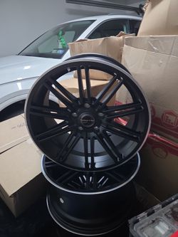 After Market Black Rims-new