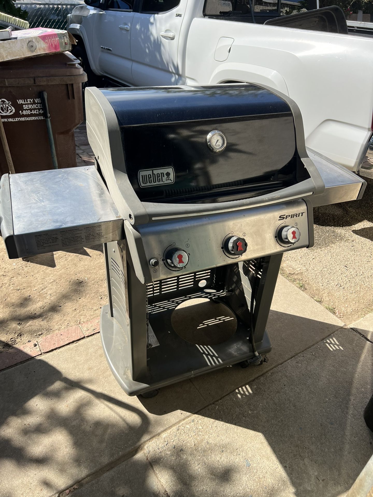 Weber Spirit E-310 Natural Gas Grill, Black, 3 Burner
