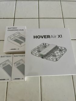 HOVERAir X1 Self-Flying Camera + 2 Batteries + Charging Hub