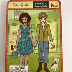 Vintage “City Girls”  Magnetic Dress Up Dolls