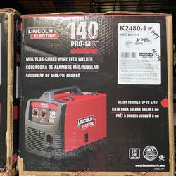 Lincoln Electric Weld-Pak 140 Amp MIG and Flux-Core Wire Feed Welder, 115V, Aluminum Welder with Spool Gun sold separately