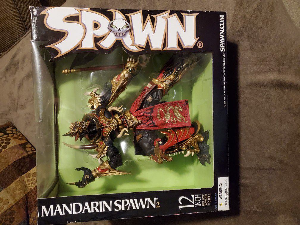 Mandarin Spawn 2, 12 inch deluxe action figure. McFarlanes toys.