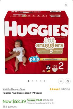 New Huggies Diapers