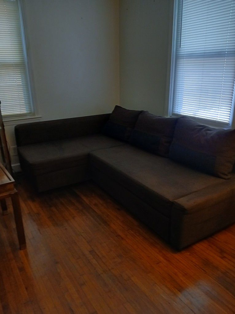 Couch, First Arrives for Pickup