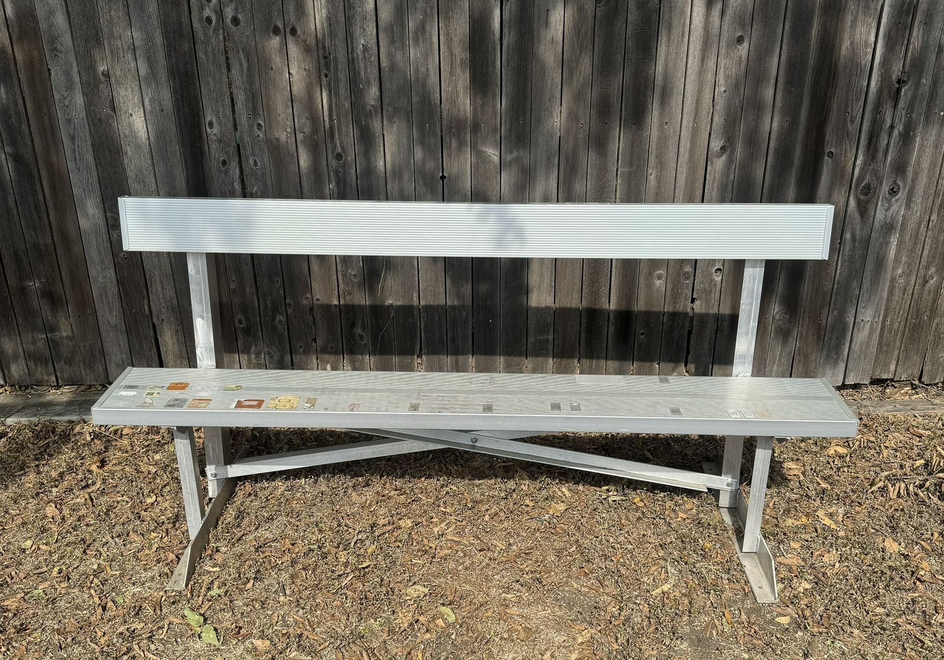 6ft Aluminum Bench