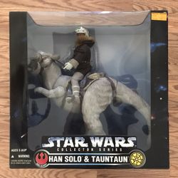 Star Wars Collectors Series Han Solo and Tan Tan x 2!  Please read