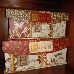 Two Stackable Love Boxes
