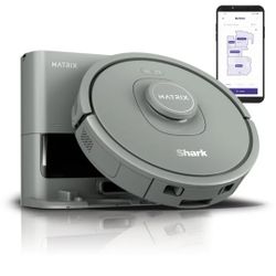 SHARK Matrix Self-Empty Robot Vacuum 30 Day Capacity Base Precision Home Mapping (Model: RV2300S)