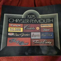  Showroom Sales Brochure Rare Used Good Condition 