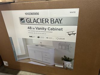 Glacier Bay Canfield 48" Bathroom Vanity Cabinet
