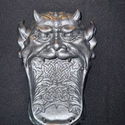 Skull Demon Devil Wall Plaque 