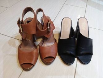Women’s Sandal Heels Size 7 Bundle (2 Pairs)