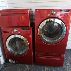 LG Washer And Dryer W/ Stands